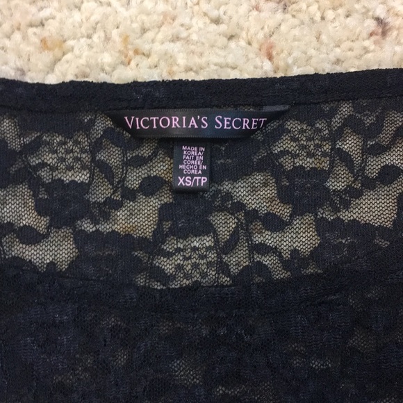 NWOT VS BLACK LACE SHIRT - Picture 7 of 8